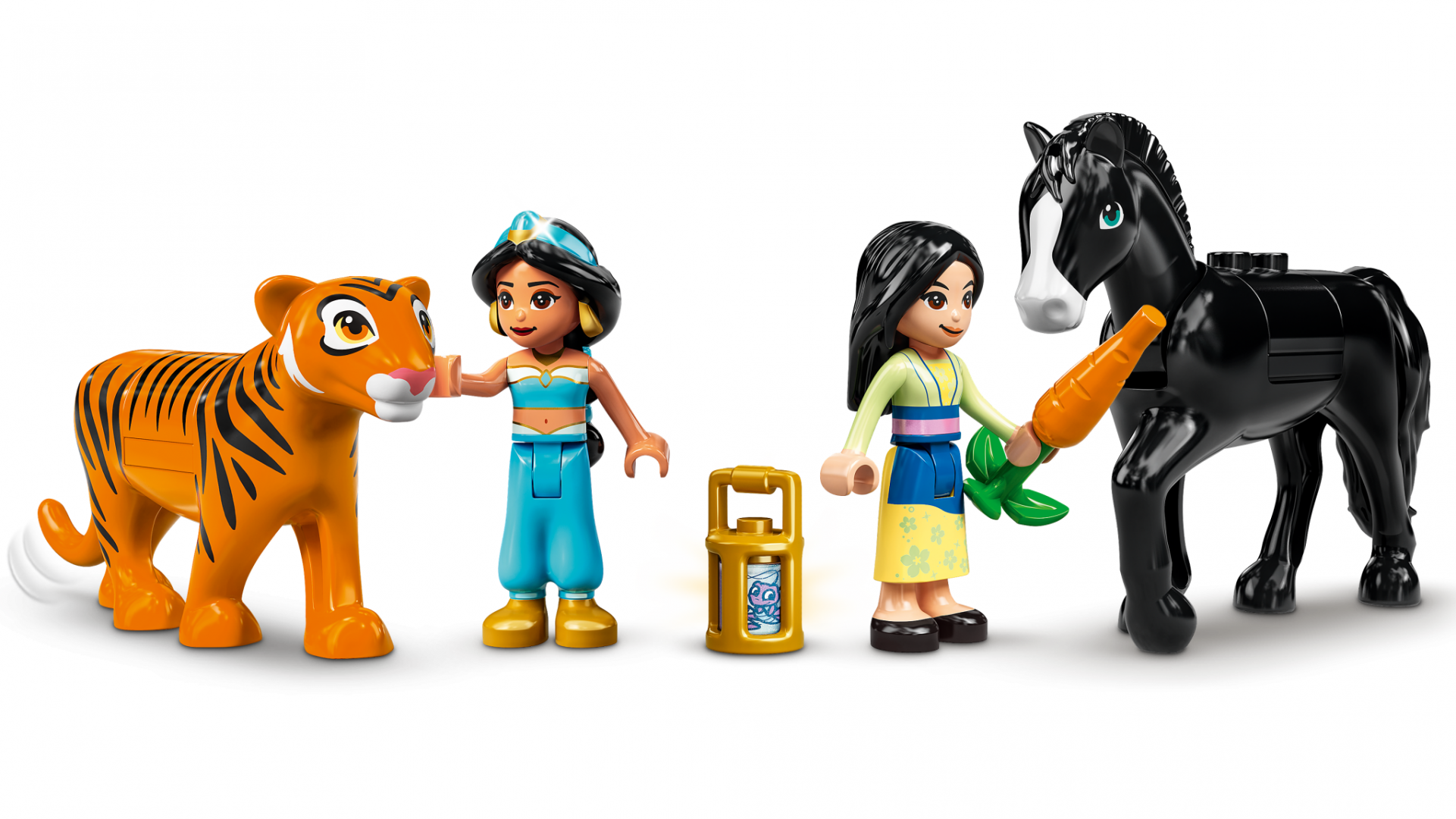 Set de constructie Lego, Aventura lui Jasmine si Mulan, 43208