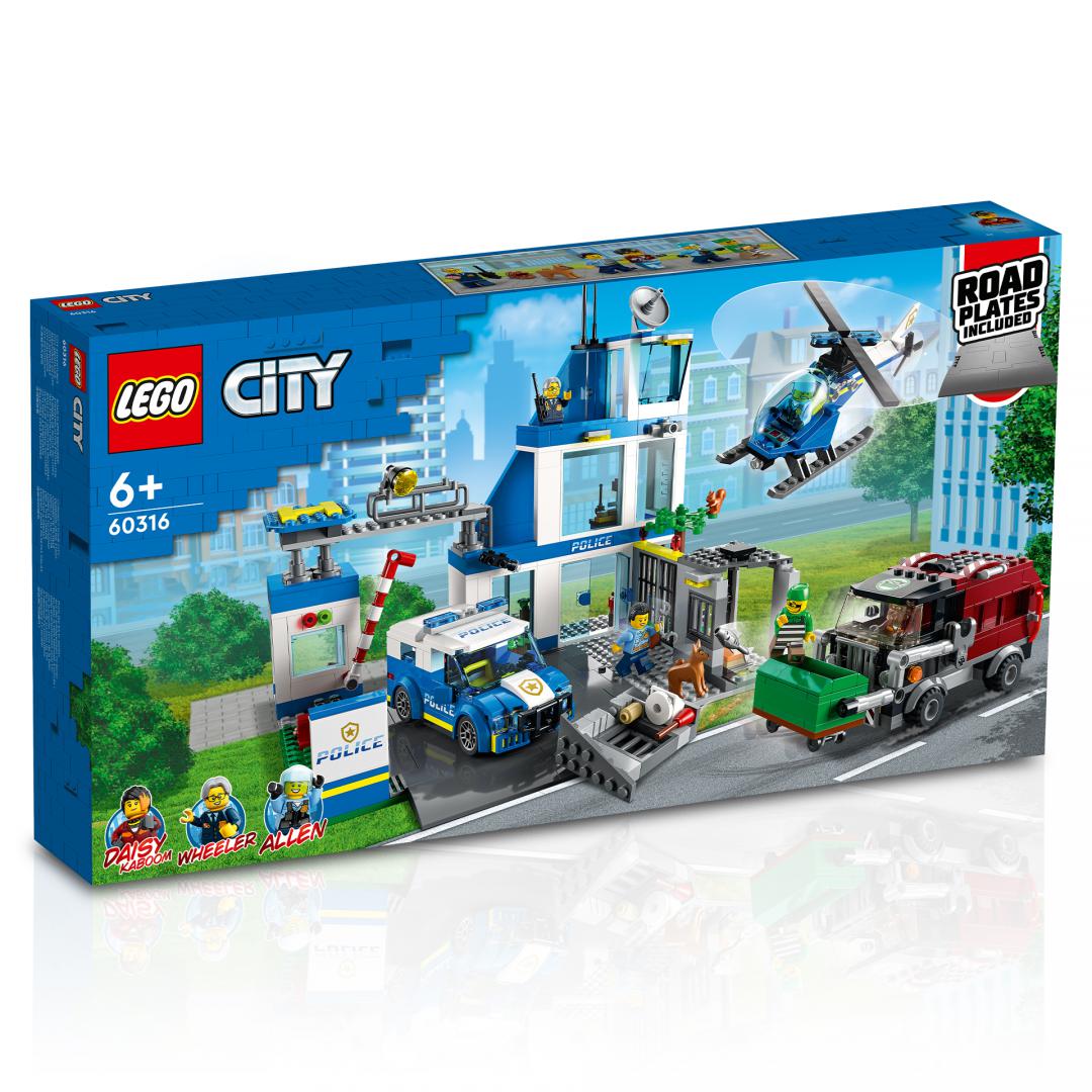Set de constructie Lego, Sectie de politie, 60316