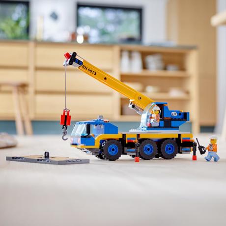 Joc set de constructie LEGO® City - Macara mobila LEGO6371130, cca 300 piese, 7+