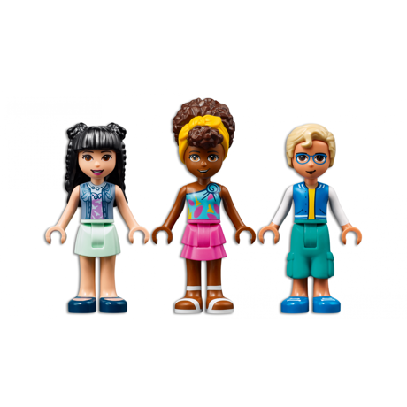 Joc set de constructie LEGO® FRIENDS® - Piata cu mancare stradala LEGO6371118, cca 550 piese, 6+