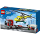Set de constructie Lego, Transport elicopter salvare, 60343