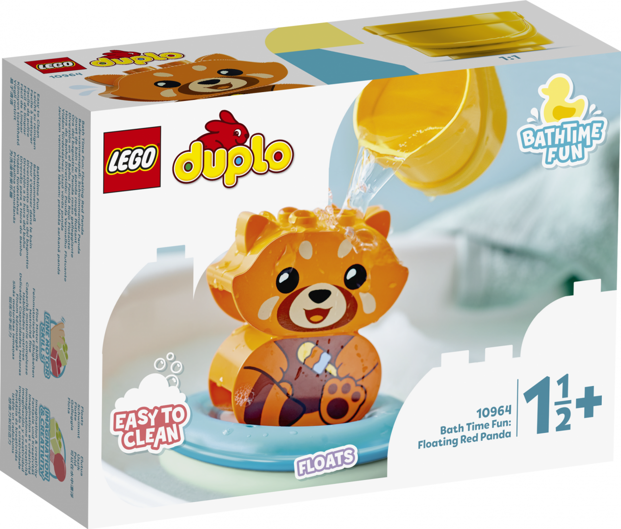 Jucarie Lego, Distractie baie: panda rosu, 10964