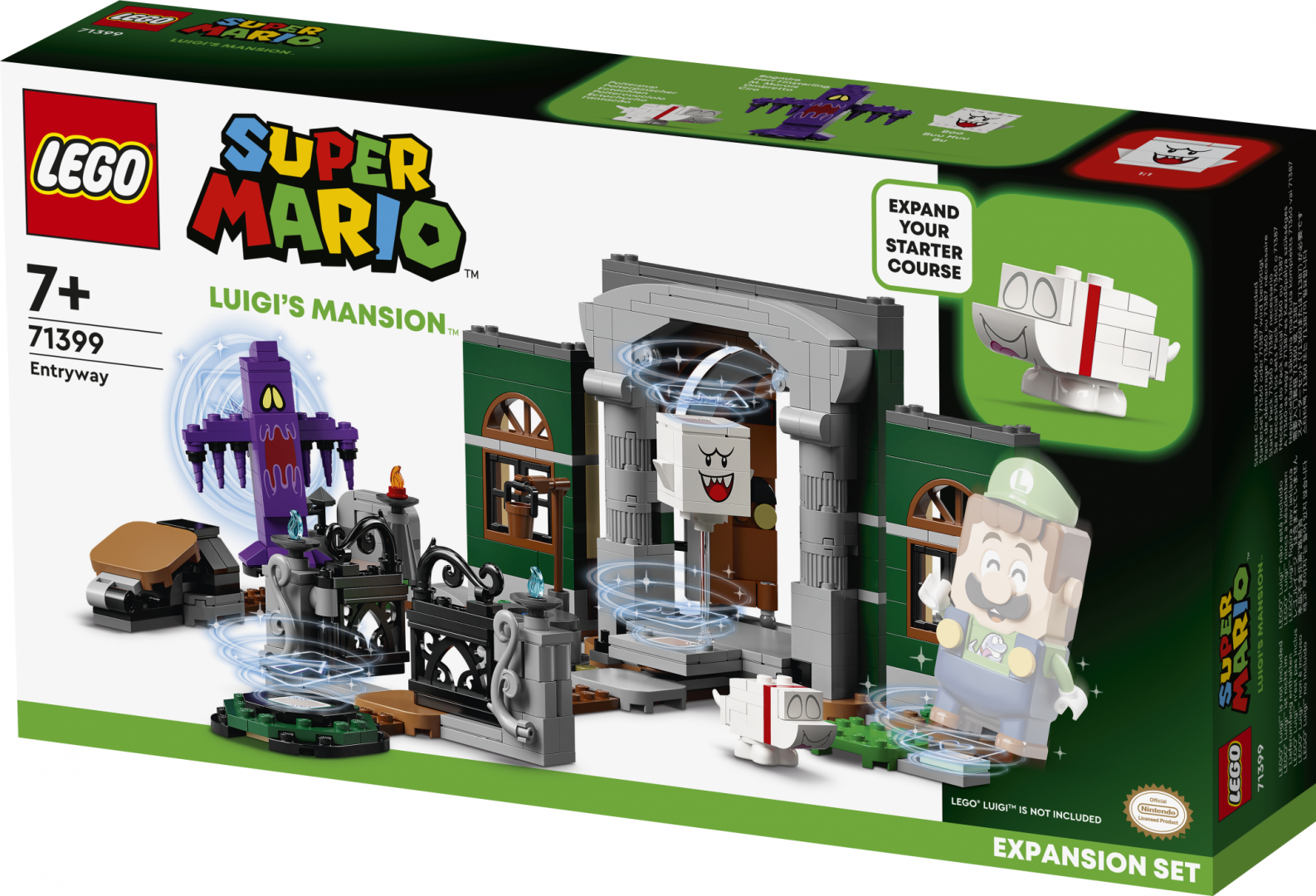 Set de constructie Lego, intrarea Luigi's Mansion, 71399