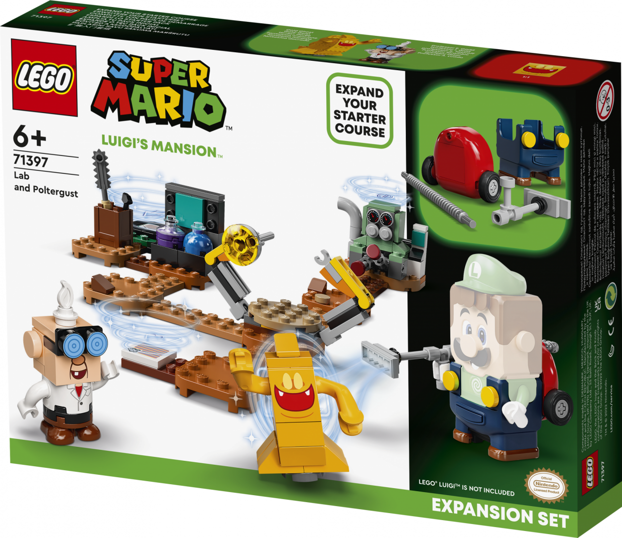 Set de constructie Lego, Laborator Luigi’s Mansion, 71397