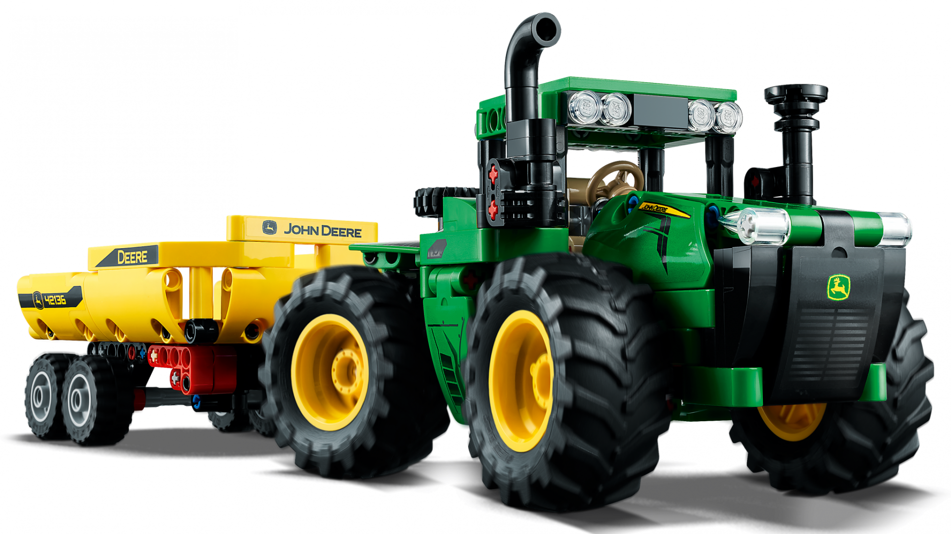 Set de constructie Lego, Tractor John Deere, 42136