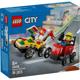 PACHET DE CURSE FURGONETA DE PIZZ VS. CAMION DE POMPIERI, LEGO 60458