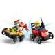 PACHET DE CURSE FURGONETA DE PIZZ VS. CAMION DE POMPIERI, LEGO 60458