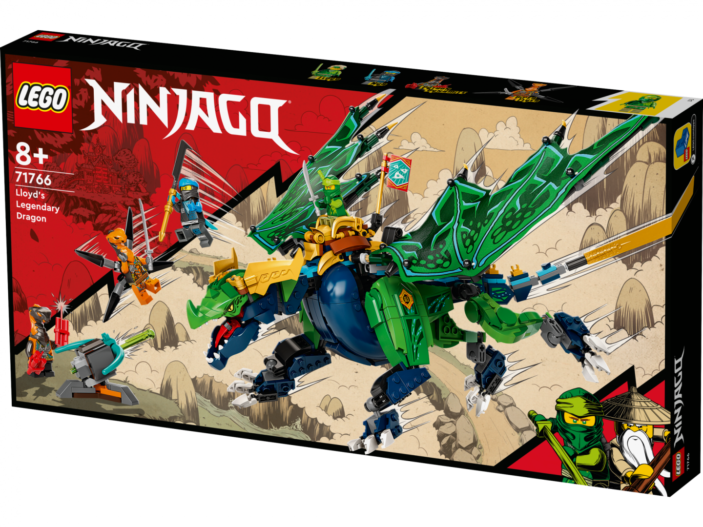 Joc set de constructie LEGO® NINJAGO® - Dragonul legendar al lui Lloyd LEGO71766