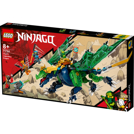 Joc set de constructie LEGO® NINJAGO® - Dragonul legendar al lui Lloyd LEGO71766, cca 750 piese, 8+