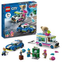 Set de constructie Lego, Politia si furgoneta de inghetata, 60314