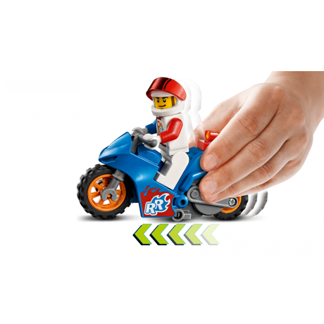 Jucarie Lego, Motocicleta cascadorie-racheta, Lego 60298