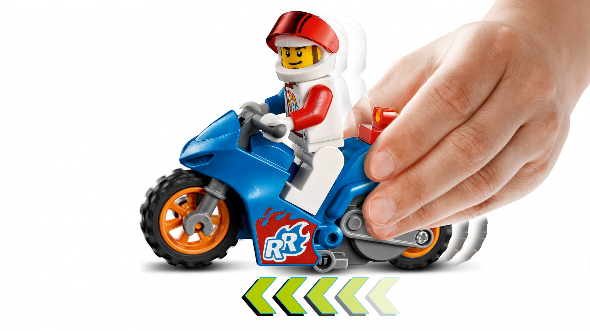 Jucarie Lego, Motocicleta cascadorie-racheta, 60298
