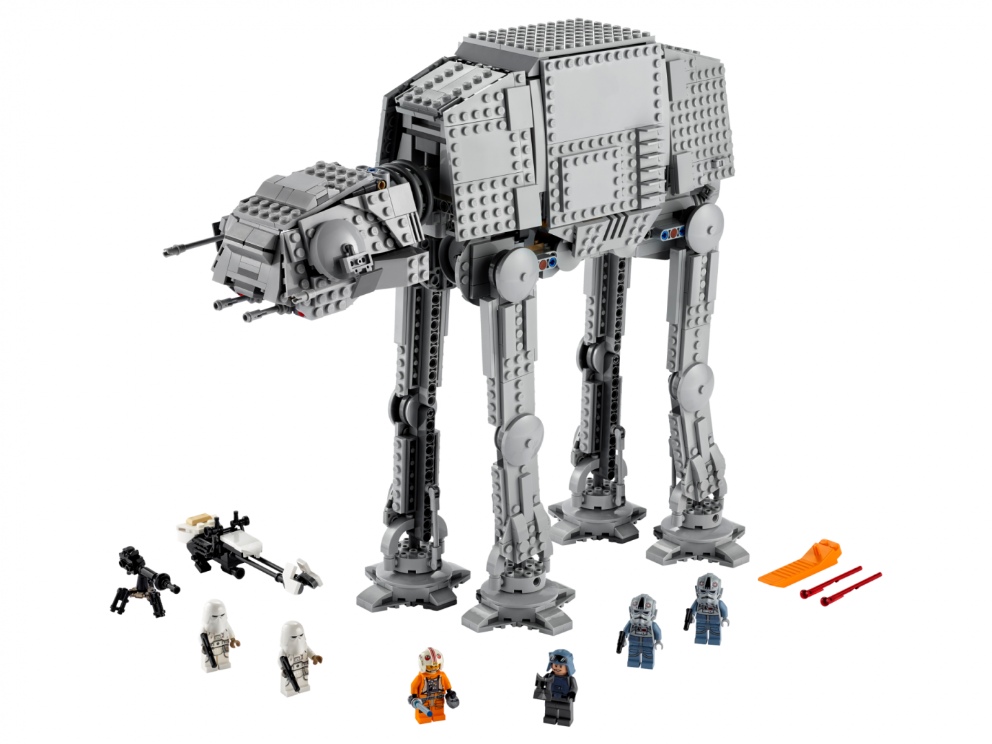 Joc set de constructie LEGO® Star Wars™ - AT-AT™ Vehicul blindat LEGO75288, peste 1000 piese, 6 figurine, 10+