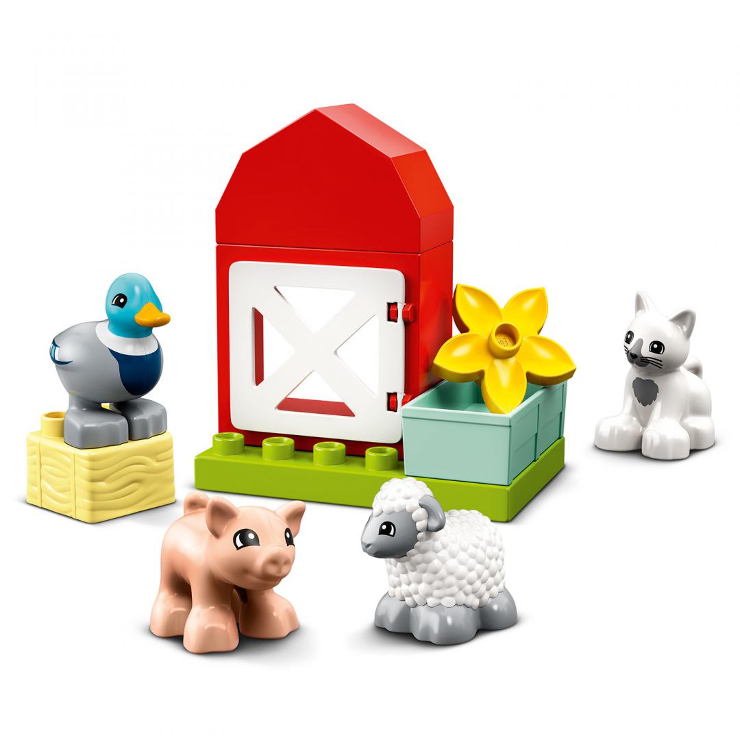 Set de constructie Lego, Animalele de la ferma, 10949