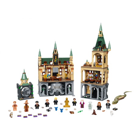 Joc set de constructie LEGO® Harry Potter™ Camera secretelor Hogwarts™ LEGO76389, peste 1000 piese, 9+