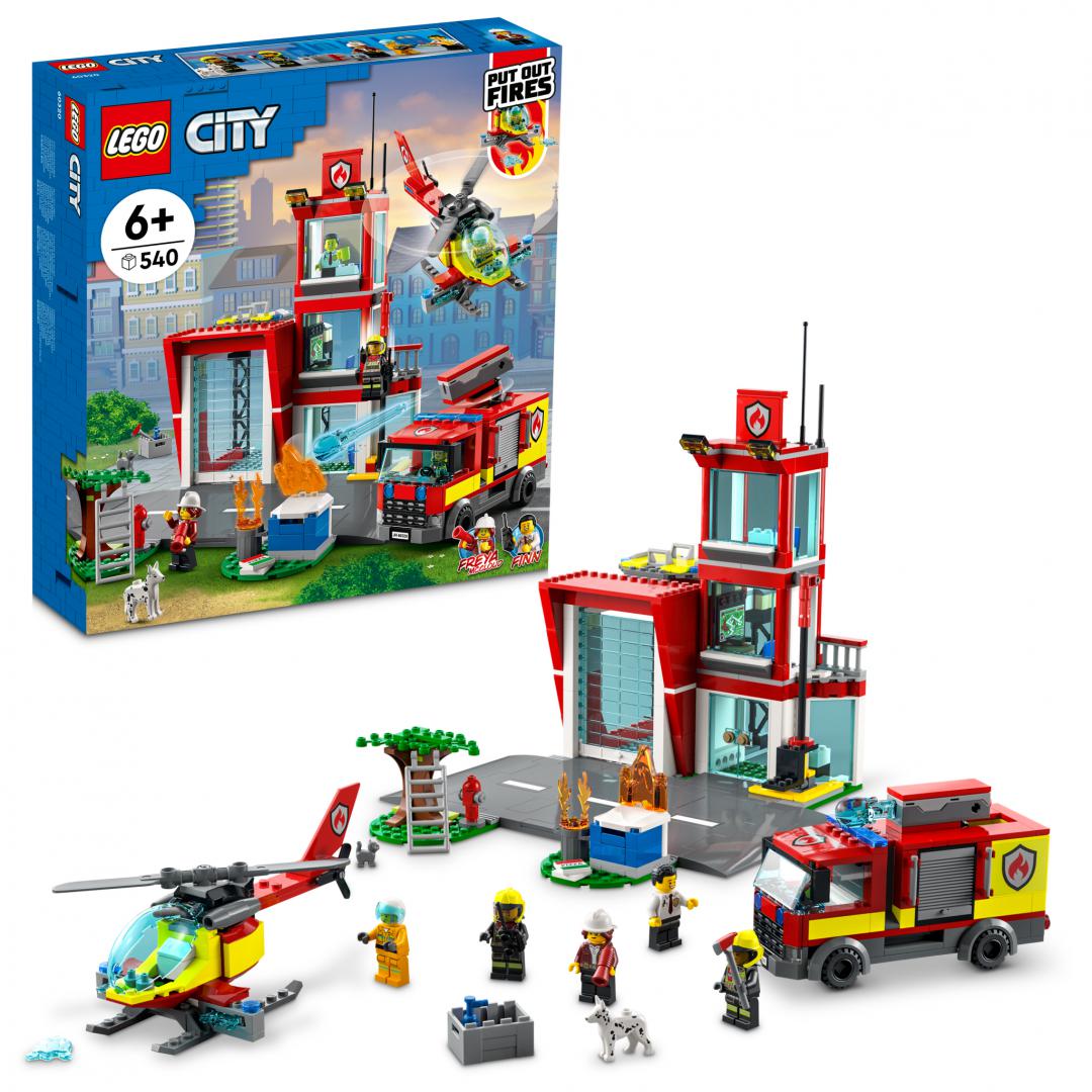 Set de constructie Lego, Remiza De Pompieri, 60320