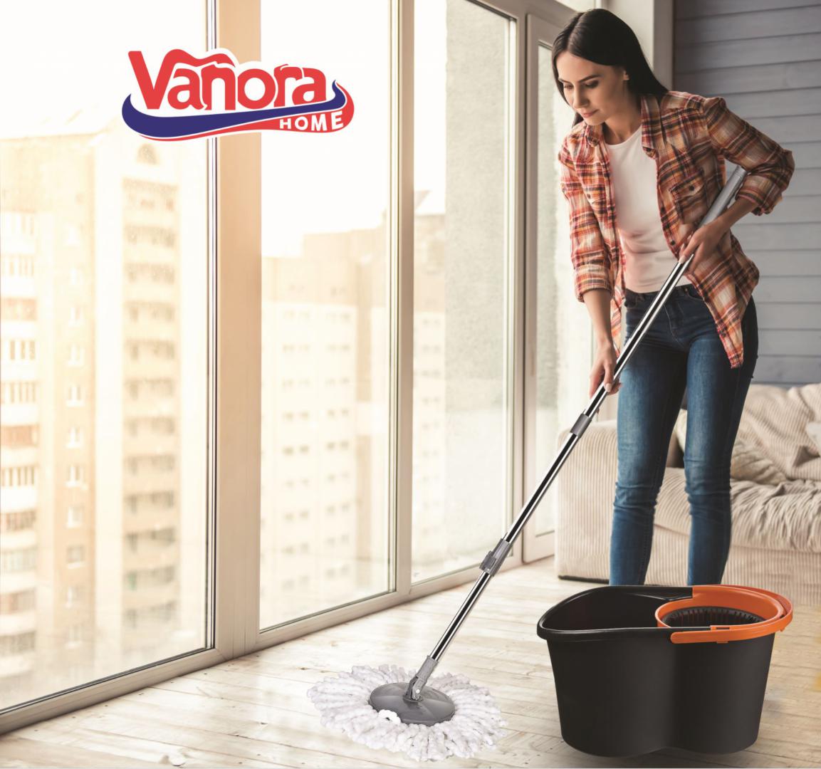 Set curatenie Vanora home jumbo magic, mop rotativ 360