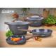SET GATIT 6 PIESE ALUMINIU TURNAT, PARIS, COOKING BY HEINNER