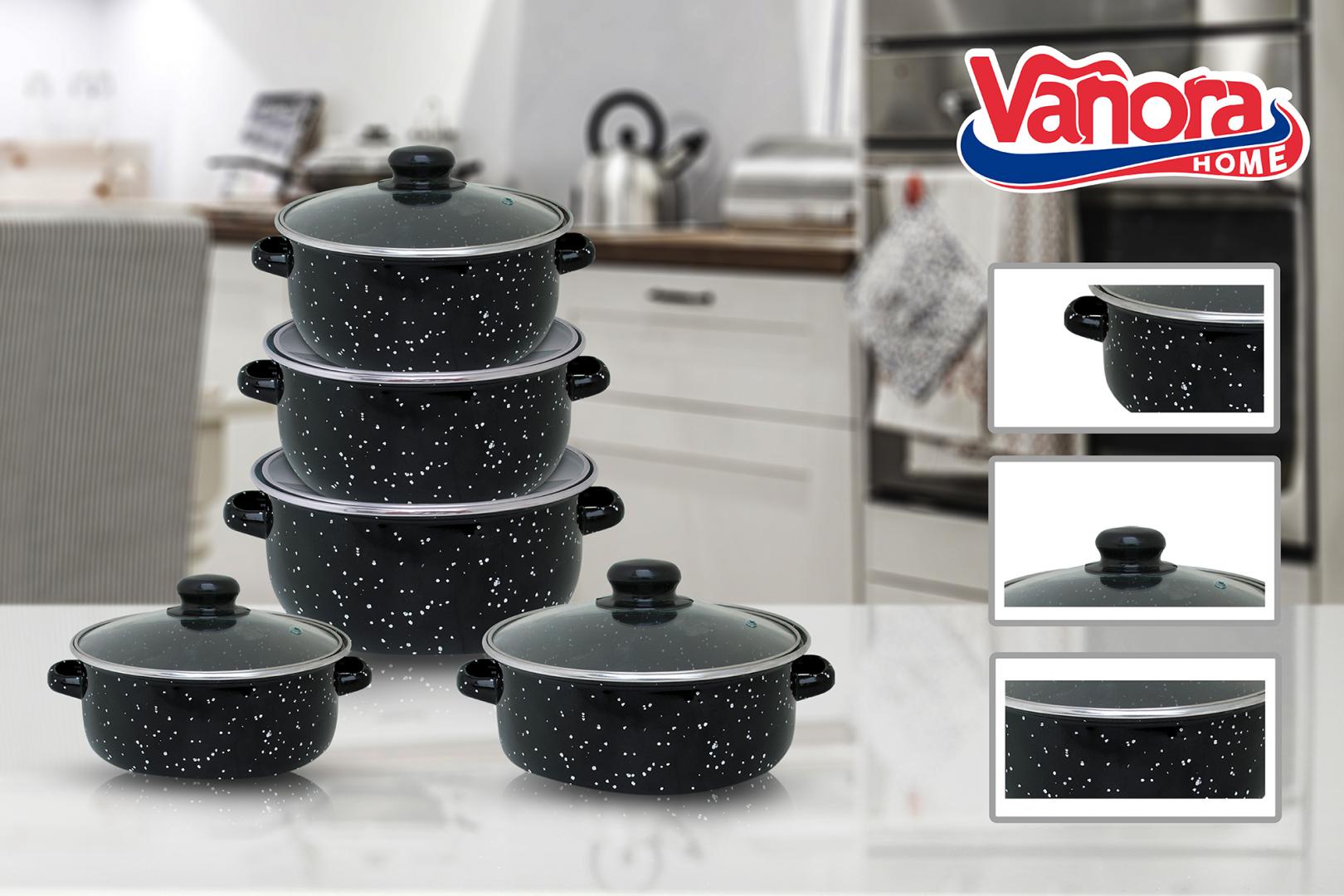 Set Gatit Vanora 10 Piese Emailat, Petra