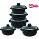 Set Gatit Vanora 10 Piese Emailat, Petra