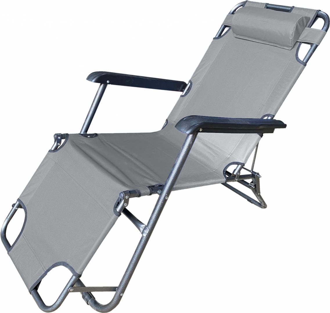 Sezlong gri Heinner 153x60x79cm