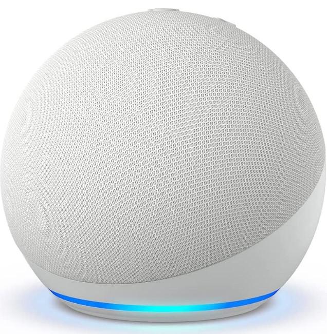 Amazon Boxa Portabila Echo Dot 5 Cu Ceas si Asistent Personal Alexa - Alb