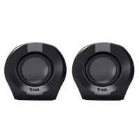 Boxe Trust Polo 2.0 cu fir, putere maxima 8W, audio input 3.5mm, negru