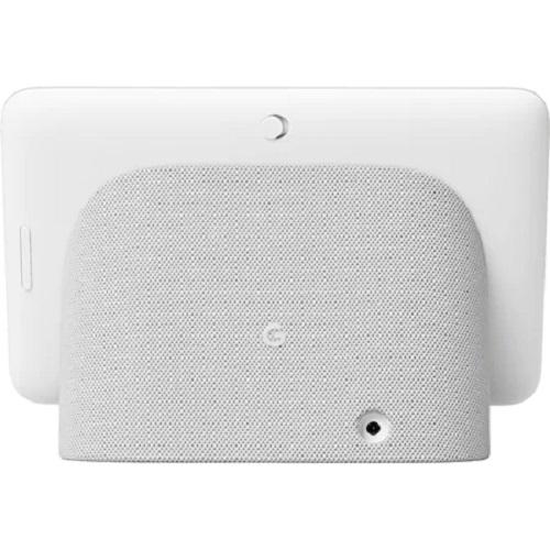 Boxa inteligenta Google Nest Hub (2nd Gen), 7" touchscreen, Wi-Fi, Bluetooth, 3 Microfoane, Alb