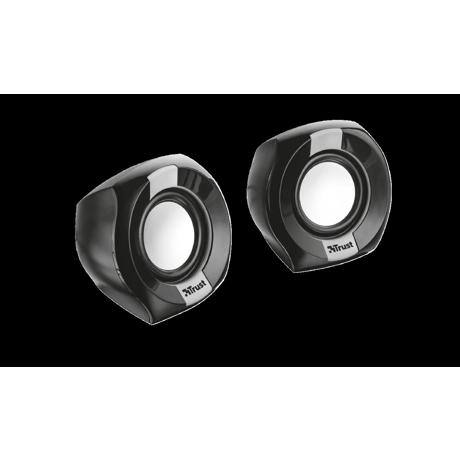 Boxe Stereo Trust Polo Compact 2.0 Speaker, 8W, negru