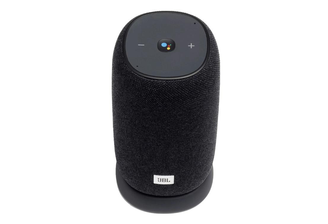 Boxa portabila smart Jbl Link Portable, Sunet 360 grade, Wi-Fi, Bluetooth, Wireless streaming, Asistent Google, Negru
