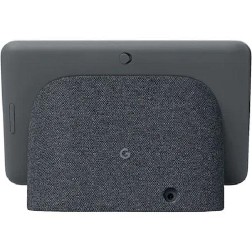 Boxa inteligenta Google Nest Hub (2nd Gen), 7" touchscreen, Wi-Fi, Bluetooth, 3 Microfoane, Negru