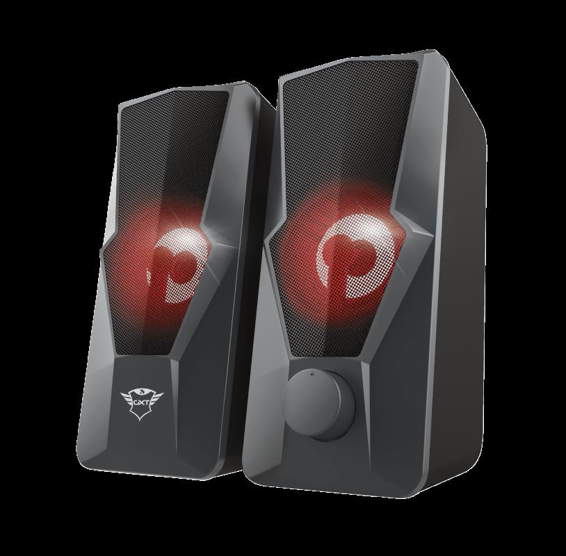 Boxe Stereo Trust GXT 610 Argus, 10W, rosu