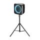 Boxa portabila Akai ABTS-S6, Bluetooth 5.0, putere reala 20W, radio FM, functie Karaoke, lumini dinamice, telecomanda, intrare microfon, difuzor 6.5", tripod pentru sustinere