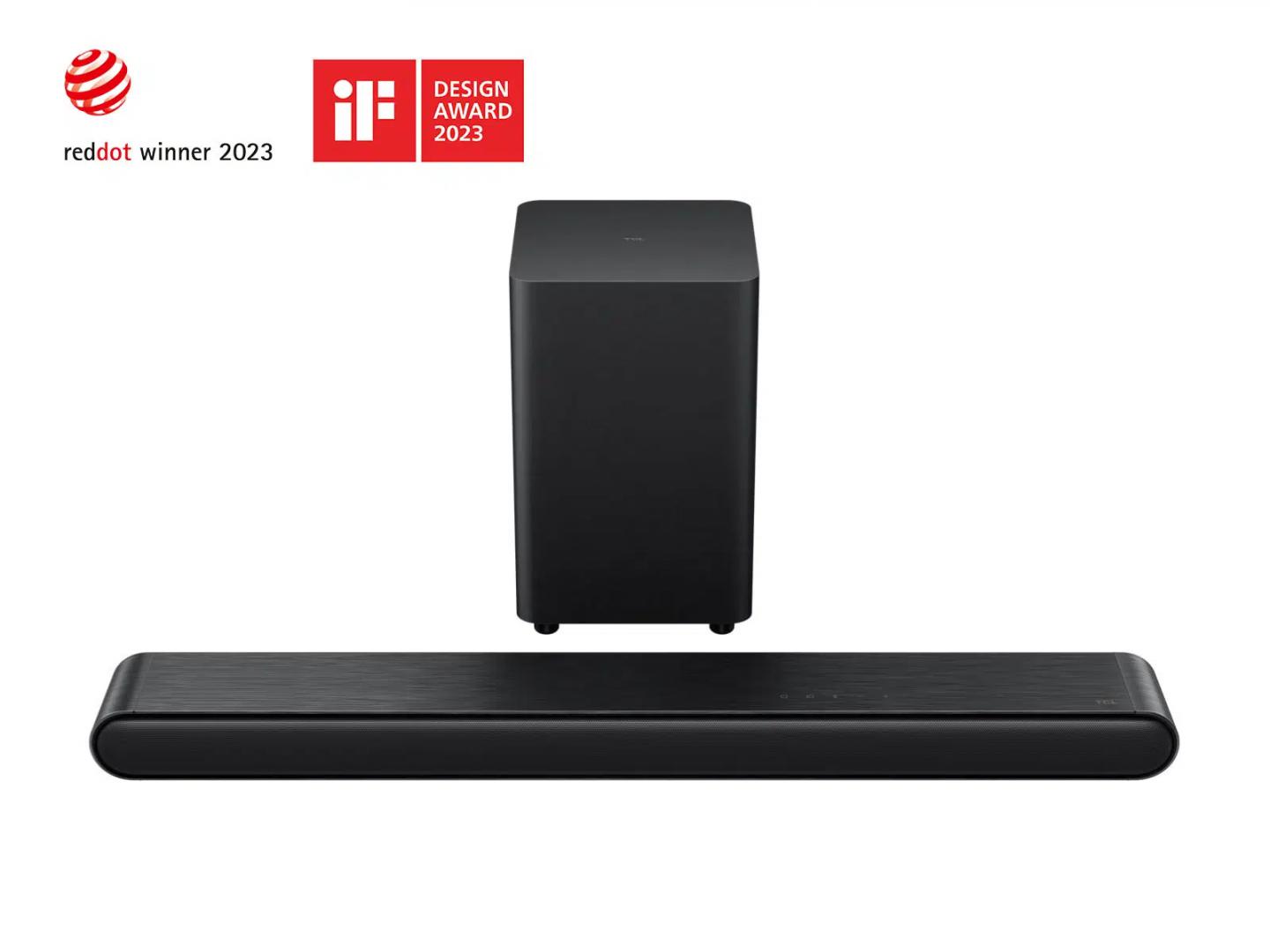Soundbar TCL S643W, 3.1, 240W, Bluetooth 5.3, Virtual X, Dolby, DTS, Subwoofer Wireless, Negru