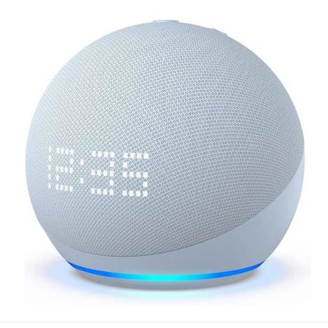Amazon Boxa Portabila Echo Dot 5 Cu Ceas si Asistent Personal Alexa - Albastru