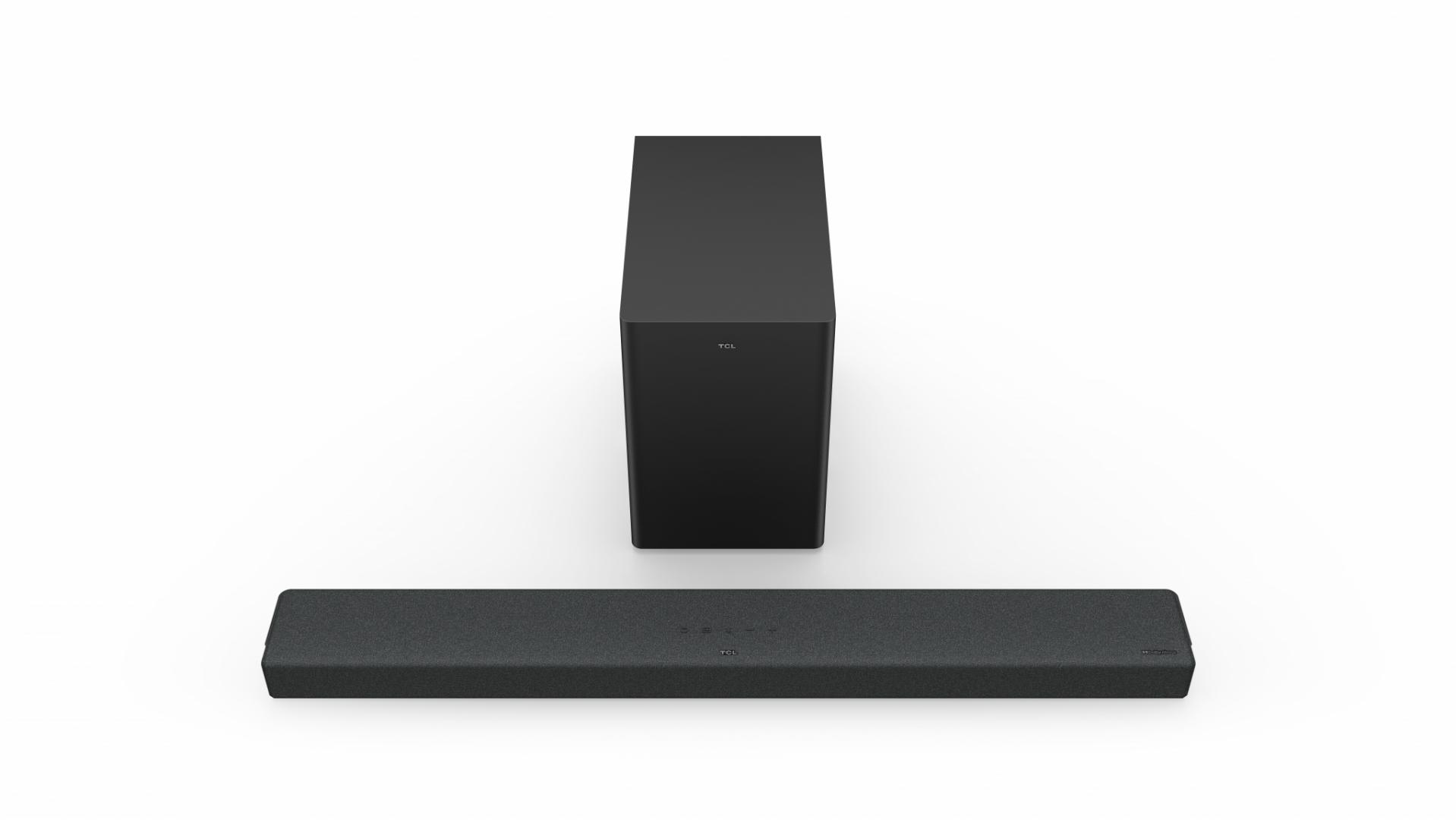 Soundbar TCL C935UE, 5.1.2, 780W, Bluetooth 5.3, Dolby Atmos & DTS-X, Ray-danz, Subwoofer Wireless, Negru