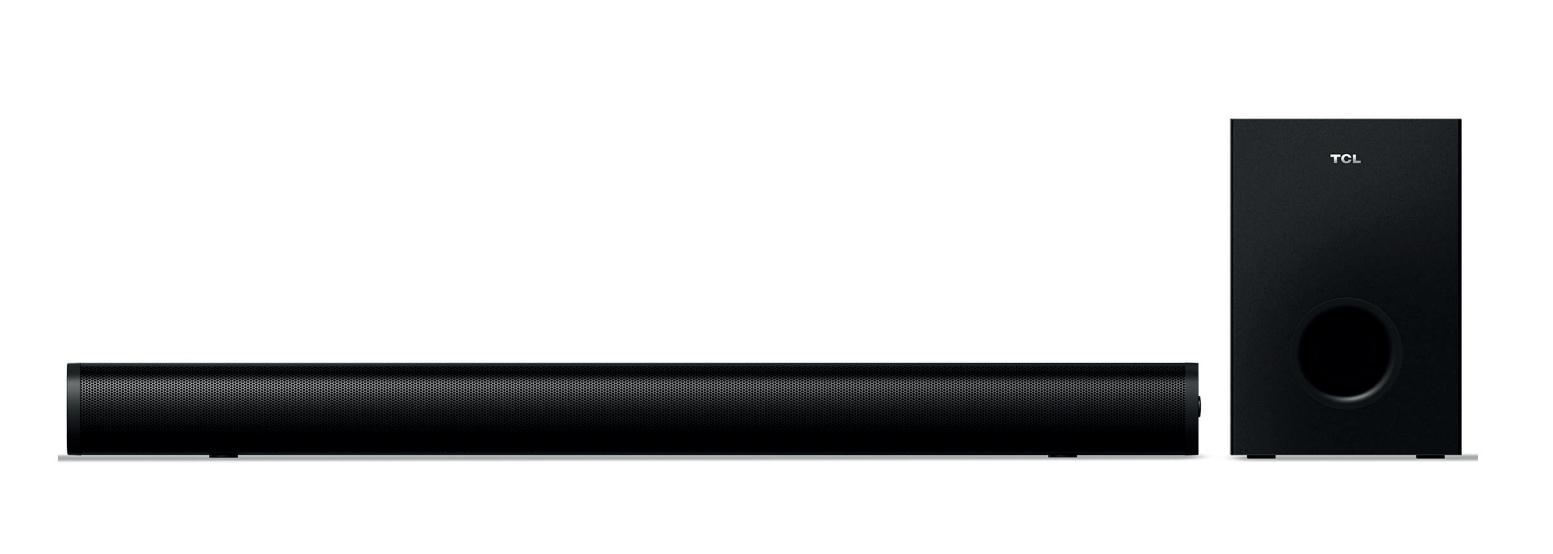 Soundbar TCL S522WE, 2.1, 200W, Bluetooth 5.3, Virtual X, Dolby, DTS, Subwoofer Wireless, Negru