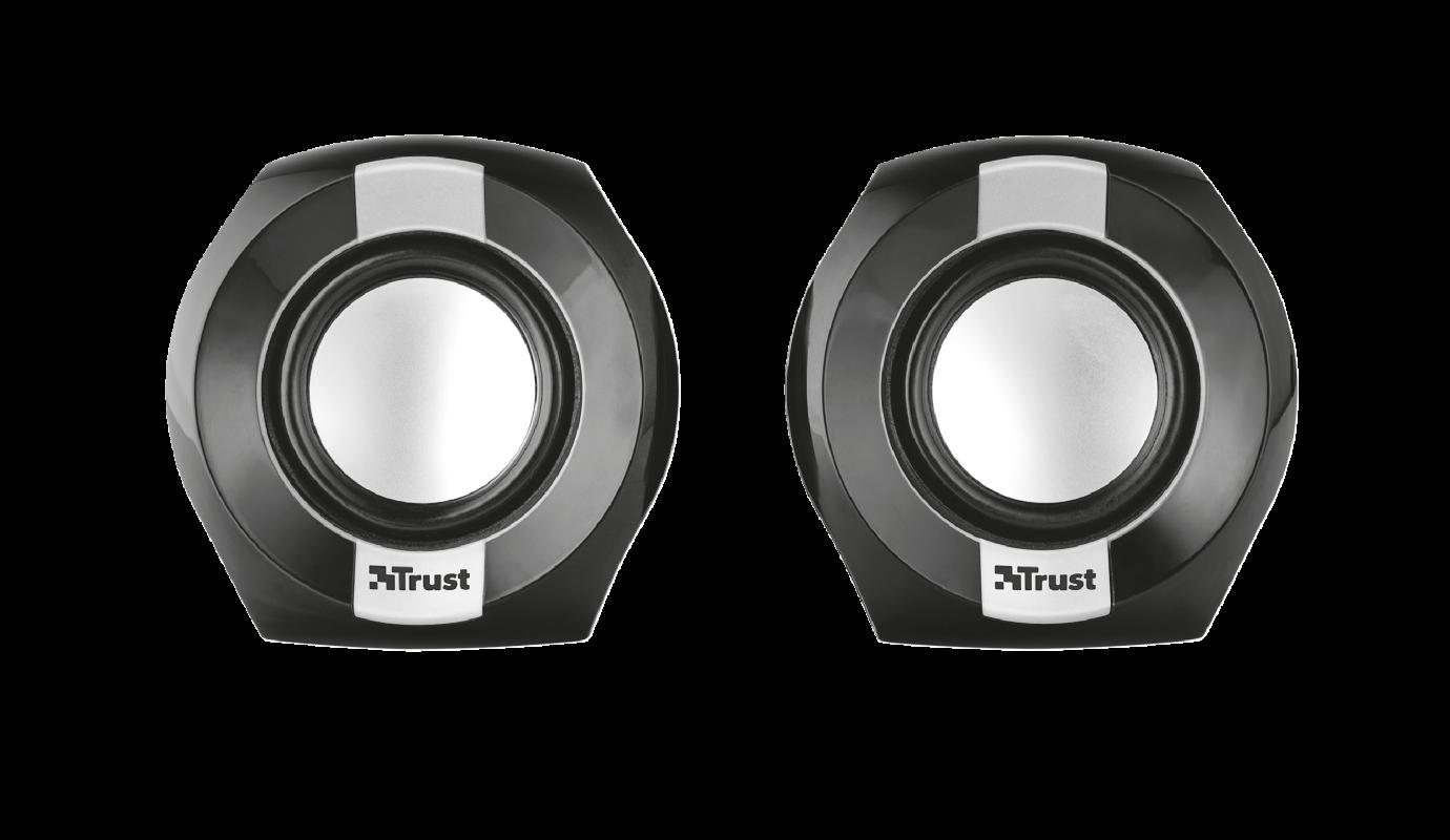 Boxe Stereo Trust Polo Compact 2.0 Speaker, 8W, negru