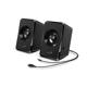 BOXE GENIUS 2.0, RMS: 3W (2 x 1.5W), USB power, black, „SP-U125" „31730042400"