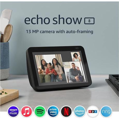 Amazon Echo Show 8 (2nd Gen, 2021 release) - Charcoal