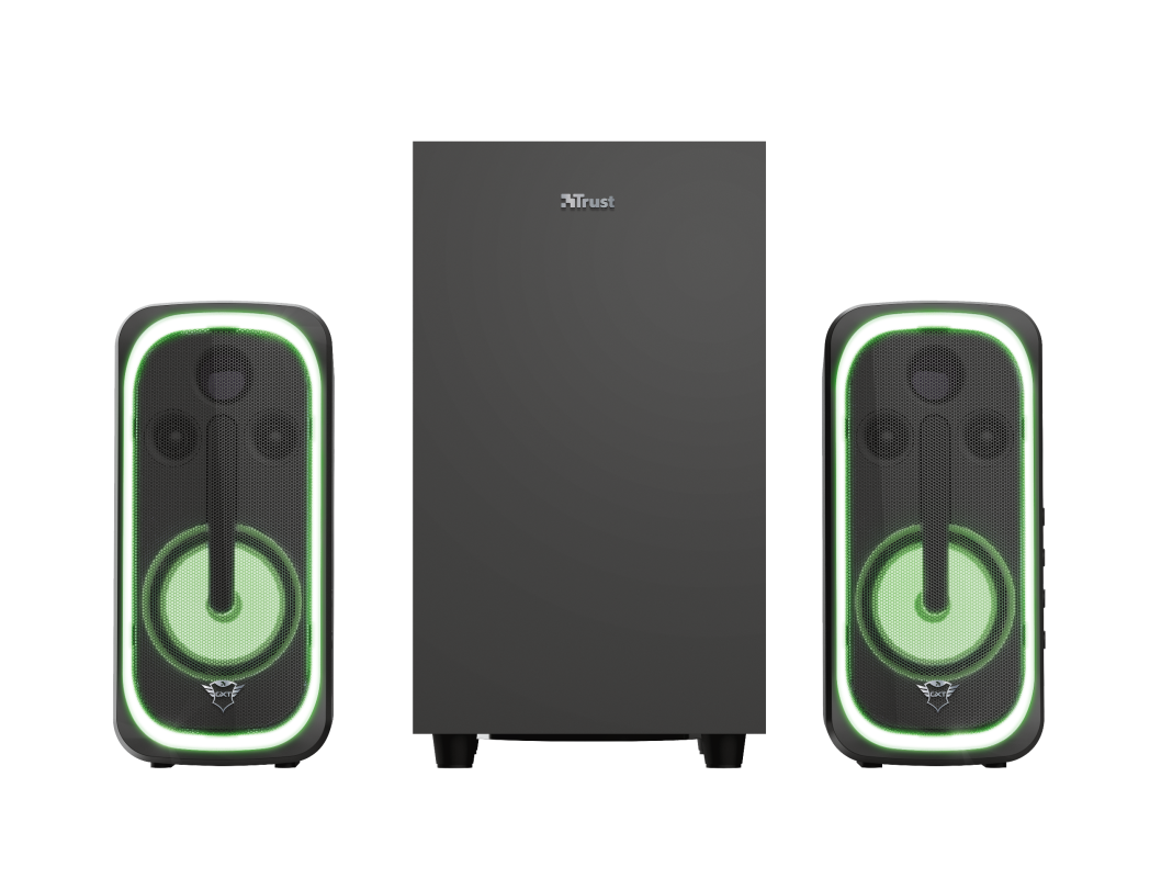 Boxe Stereo 2.1 Trust GXT 635 RUMAX RGB, 80 W, negru