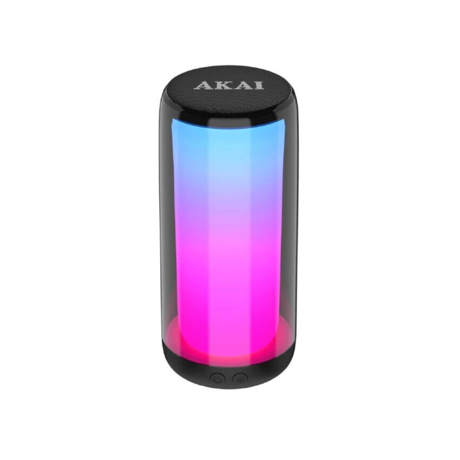 Boxa portabila Akai CS2 GLOW, 10w, negru