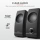 Boxe Stereo Trust Remo 2.0 Speaker Set, 8W, negru