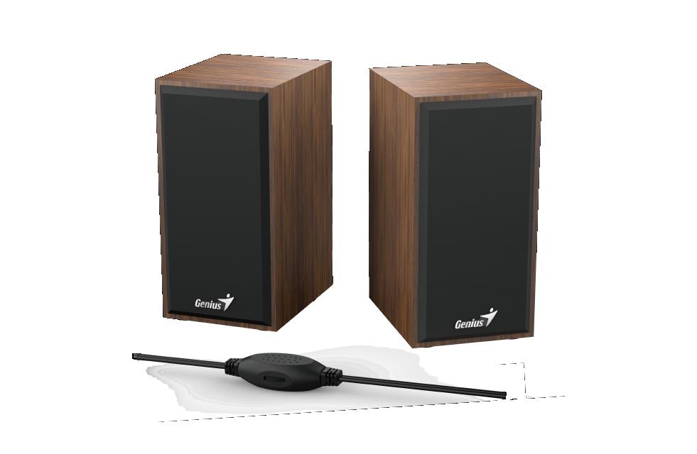 Boxe Genius 2.0 SP-HF180, 6W RMS, USB, Wood