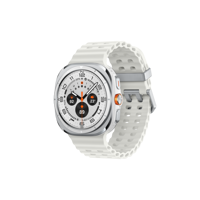 Samsung Watch Ultra 47mm 1.5" (eSIM Cellular) Titanium Silver / White strap