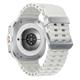 Samsung Watch Ultra 47mm 1.5" (eSIM Cellular) Titanium Silver / White strap