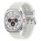 Samsung Watch Ultra 47mm 1.5" (eSIM Cellular) Titanium Silver / White strap