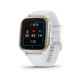 Ceas Smartwatch Garmin Venu SQ2 - Cream Gold Bezel with White Case, Silicone Band 20mm, NFC, GPS, 5 ATM Water Proof