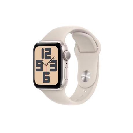 Apple Watch SE2 v2(2023) GPS 44mm Starlight Alu Case w Starlight Sport Band - M/L