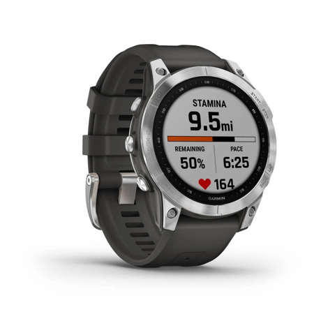 Ceas Garmin fenix 7, functii ceas, sincronizare ora gps, ceas desteptator, temporizator, cronometru, monitorizarea sanatatii, puls masurat la incheietura mainii, alerta puls anormal, saturatie oxigen in sange, contorizare somn, senzori GPS, GLONASS, GALILEO, altimetru barometric, busola, giroscop